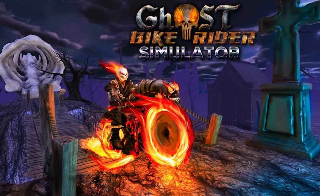 Ghost Bike Rider Simulator 3D图1