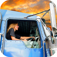 truck driving图标