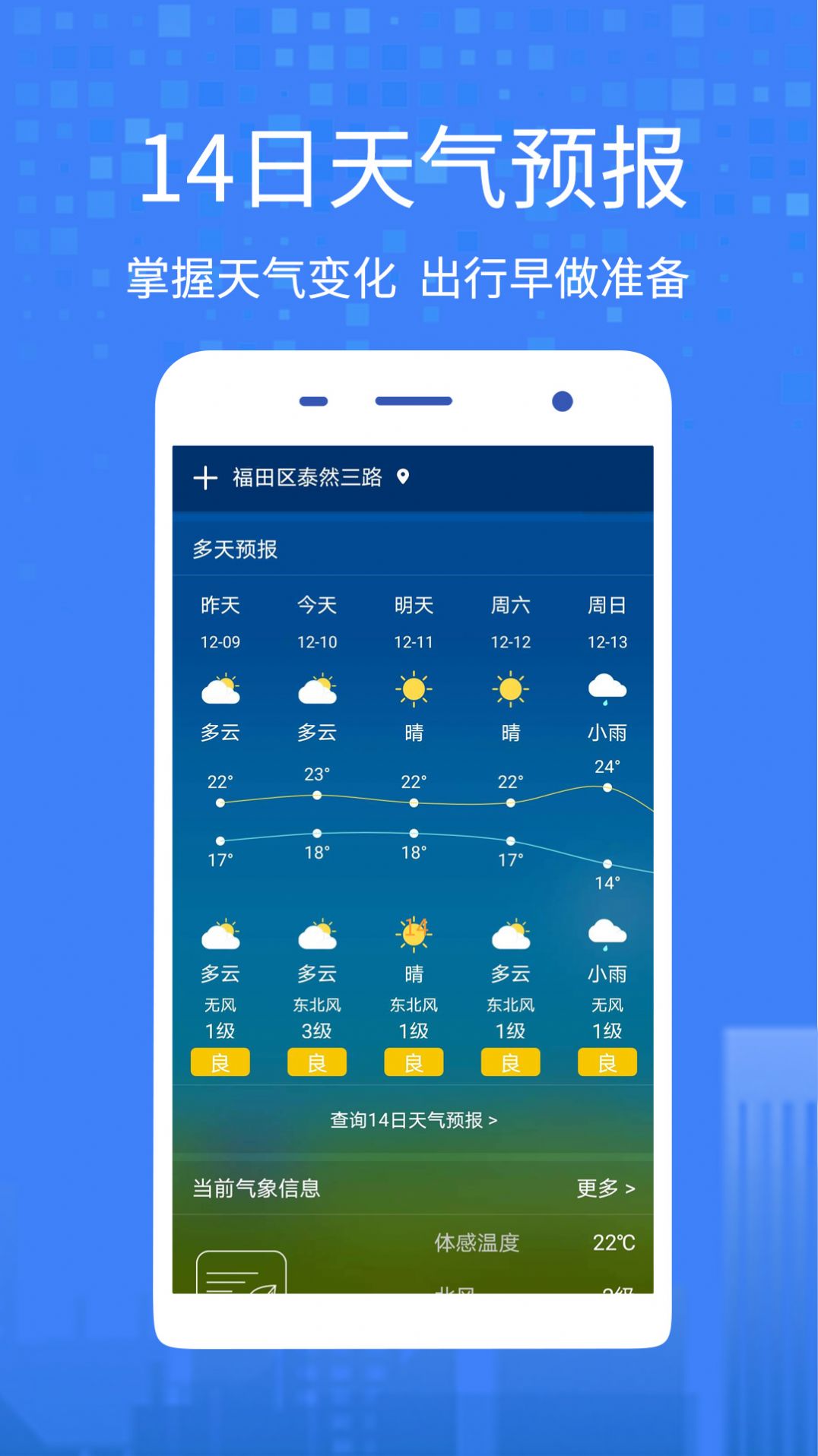 一个天气app