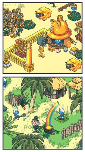 Smurfs Village蓝精灵村庄手游图2