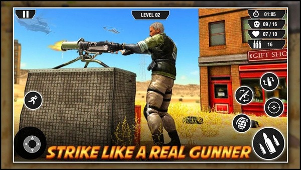 Machine Gun Games War Action图1