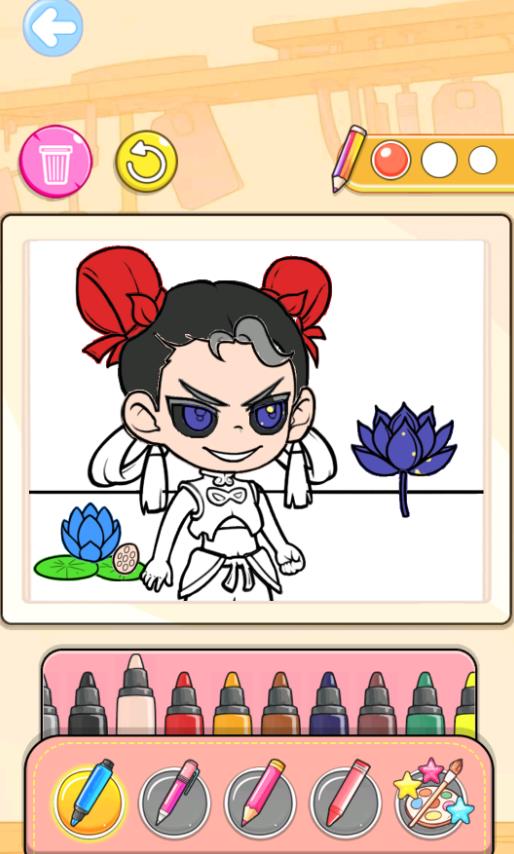 萌萌填色达人游戏