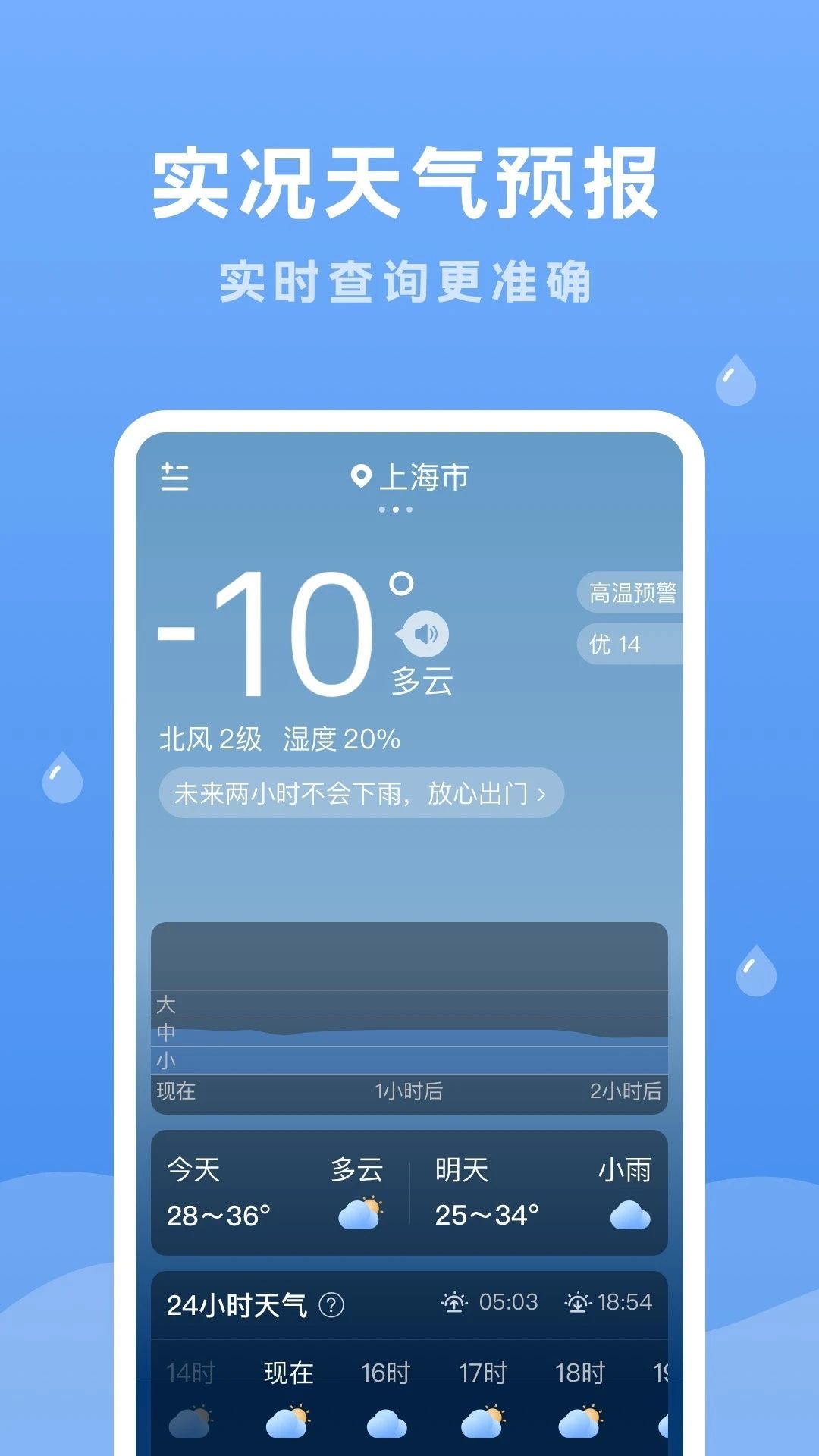 润雨天气软件图1