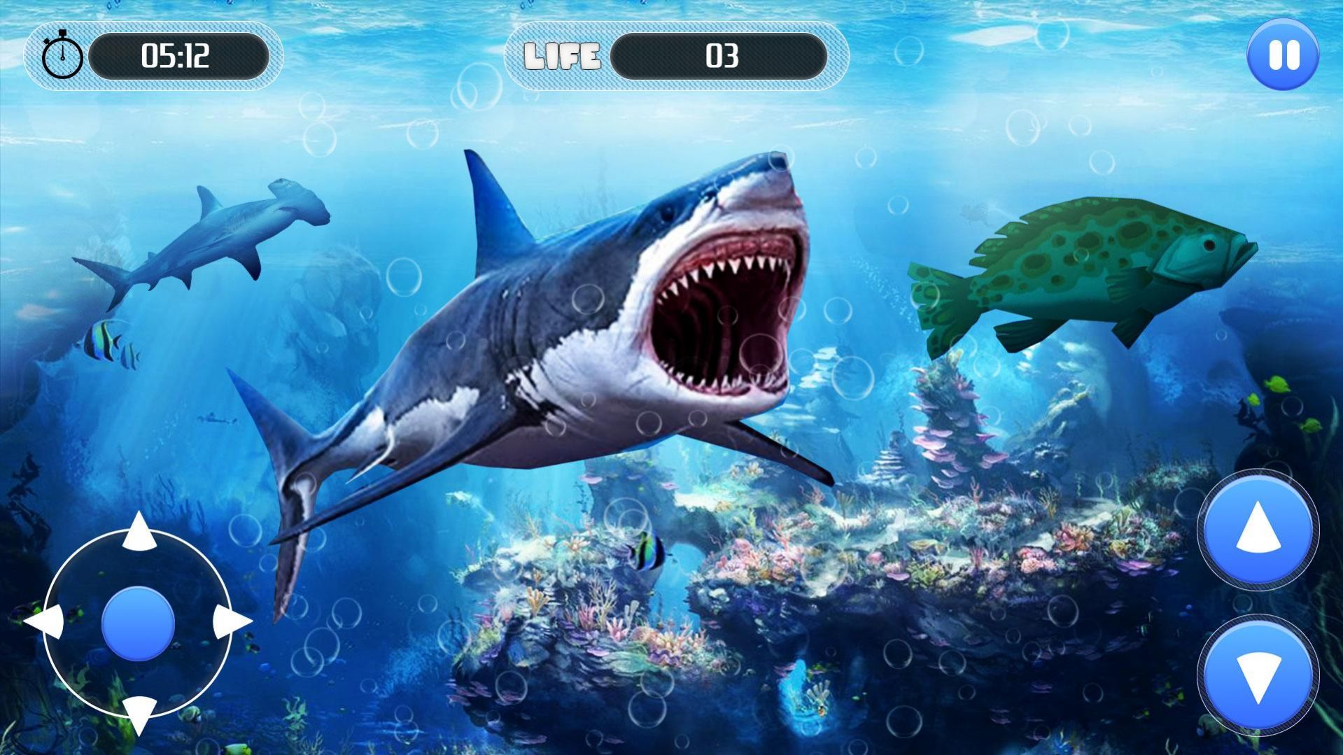 White Shark Attack Mission 3D