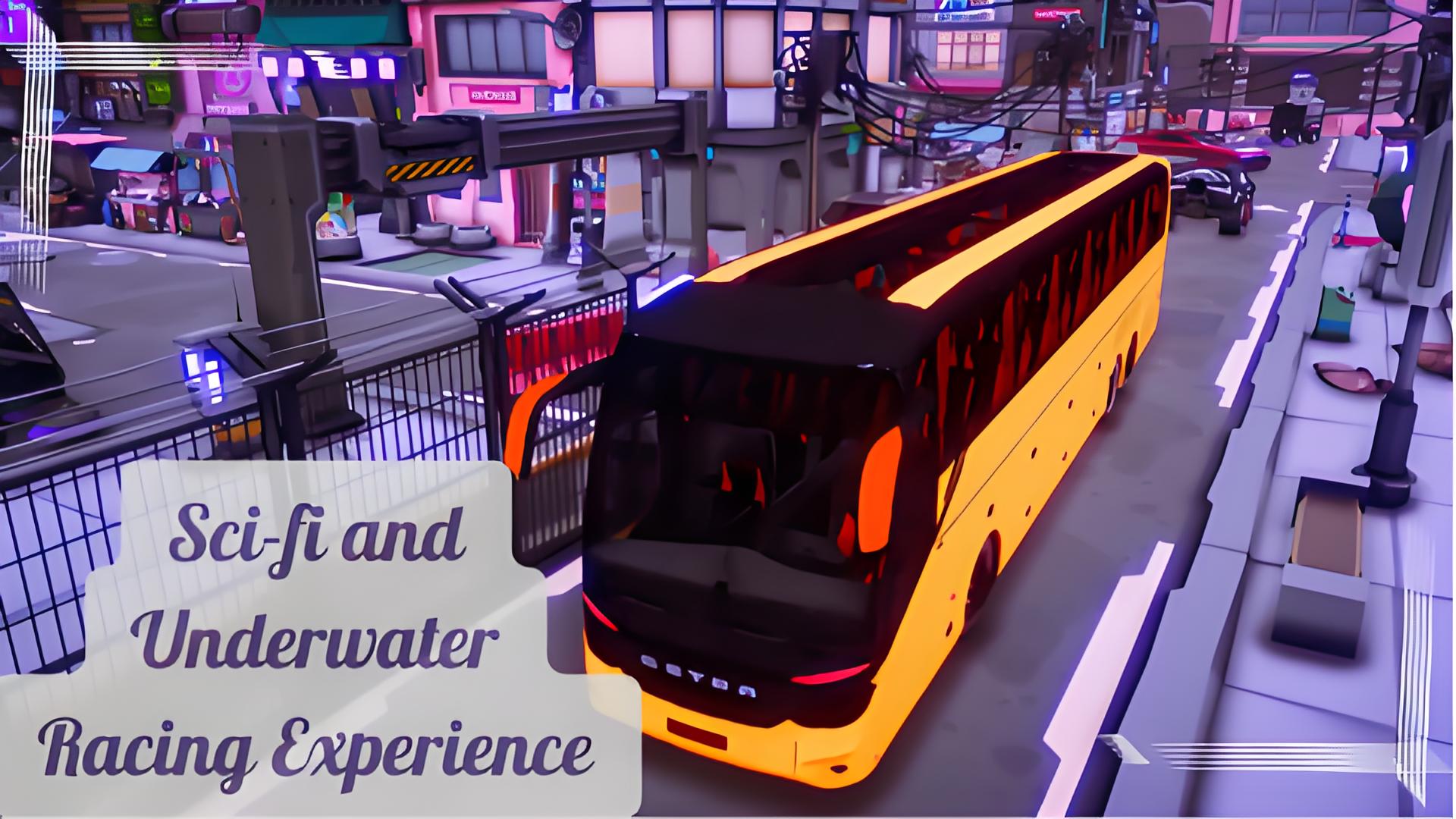 疯狂的大巴车游戏(Crazy Bus Racing)图1
