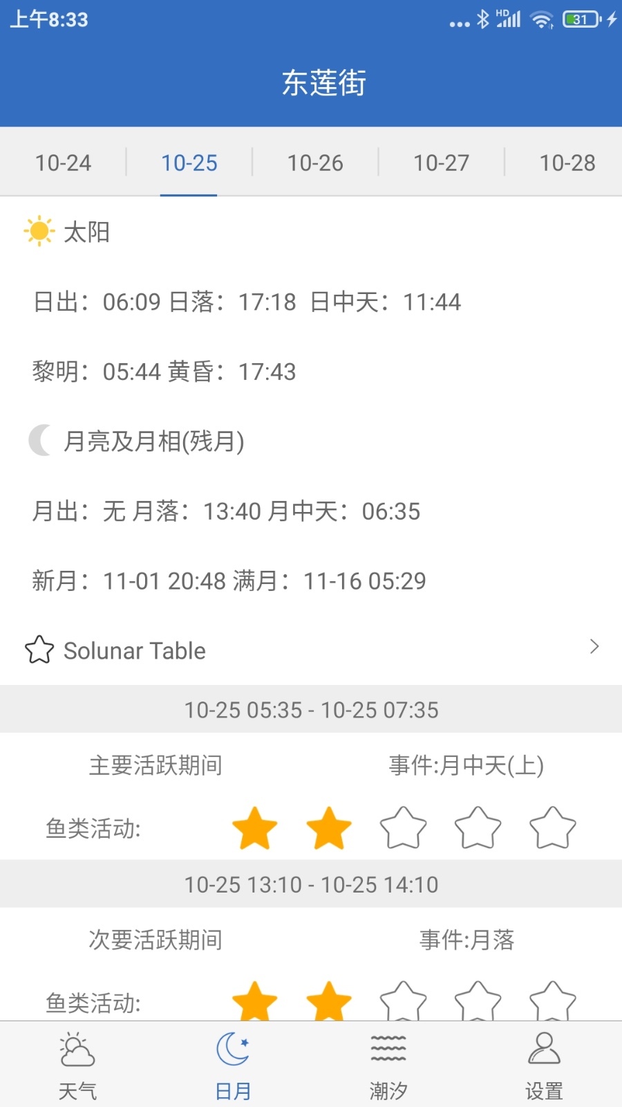 钓鱼天气预报app图2