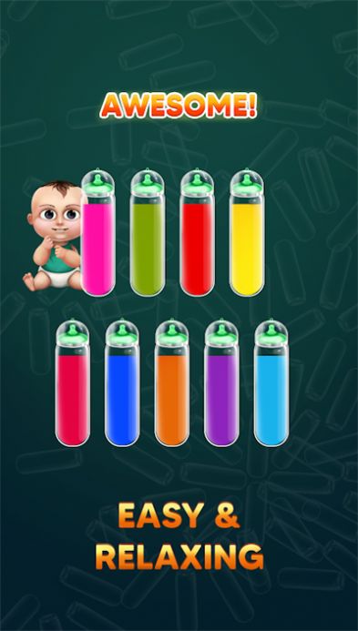 水色分类拼图游戏(Water Color Sorting Puzzle)图3
