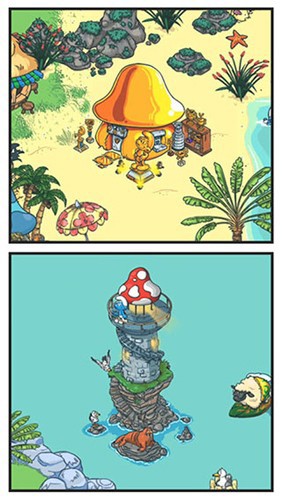 Smurfs Village蓝精灵村庄手游图1