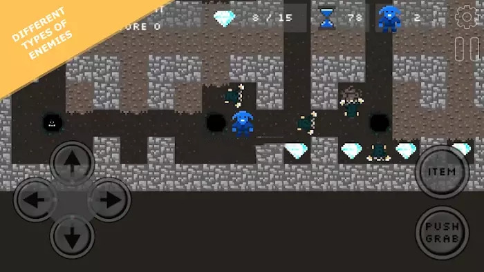像素钻石洞穴（Pixel Diamonds Caves）图1
