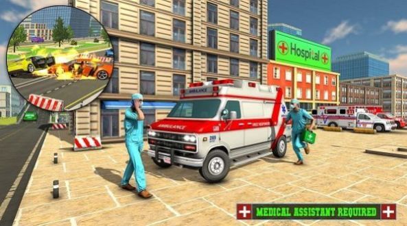 Hospital Ambulance Driver Game
