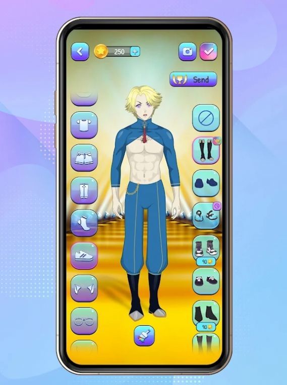 Anime Boys Dress Up Game