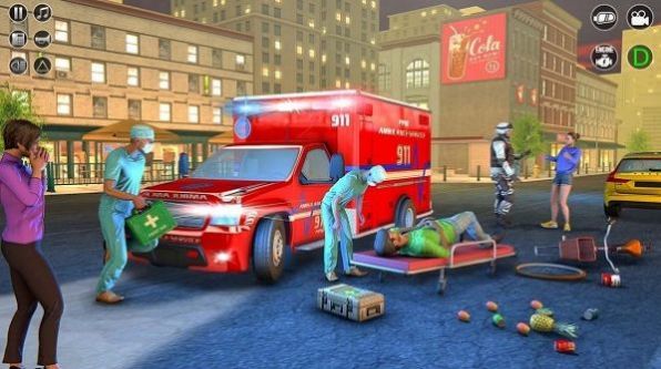 Hospital Ambulance Driver Game图3
