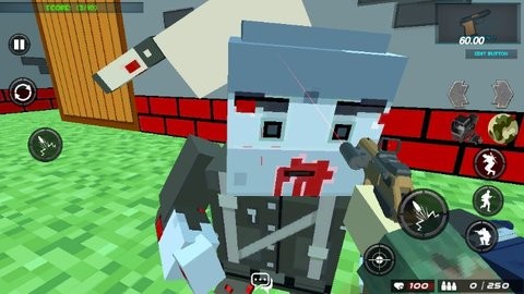 Blocky Gun warfare Zombie