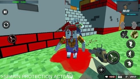 Blocky Gun warfare Zombie图3