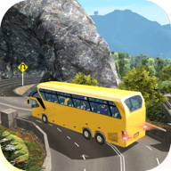 旅游教练公路驾驶游戏(Tourist Coach Dangerous Offroad)图标