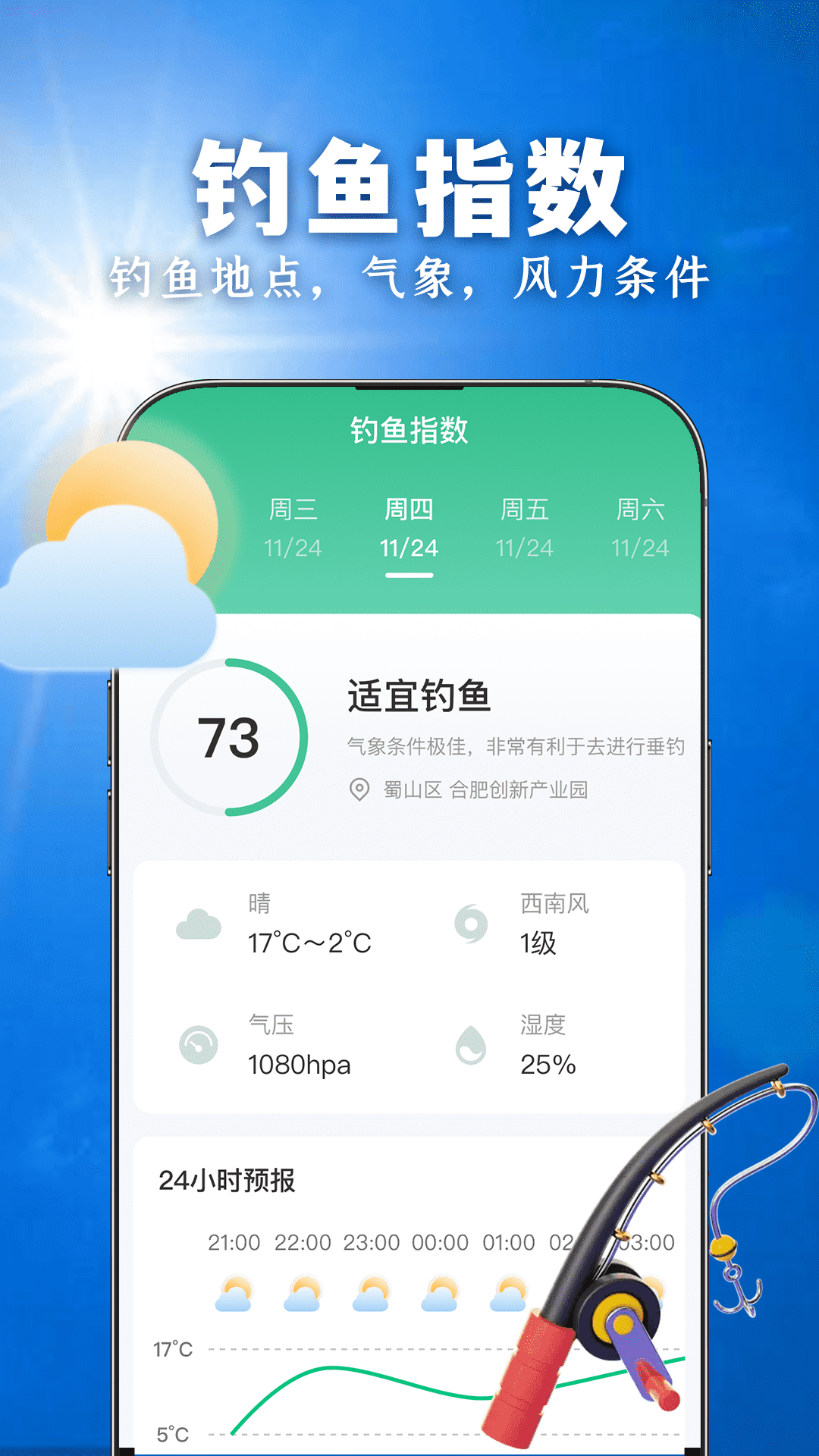 准时准点天气app图1