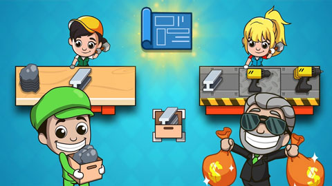 Idle Factory偷懒的工厂大亨游戏