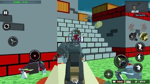 Blocky Gun warfare Zombie图2