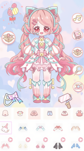 粉彩少女学院派图2