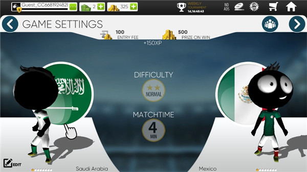 Stickman Soccer 2018图1