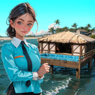 海滩酒店模拟器图标