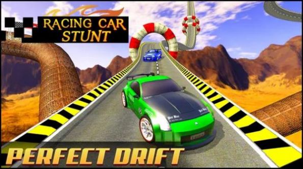 赛车特技高空坡道游戏(Racing Car Stunts : Mega Ramp)图2