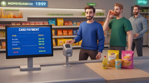 海边便利店（Supermarket Retail Simulator）游戏图1