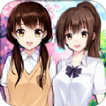 樱花少女换装校园图标