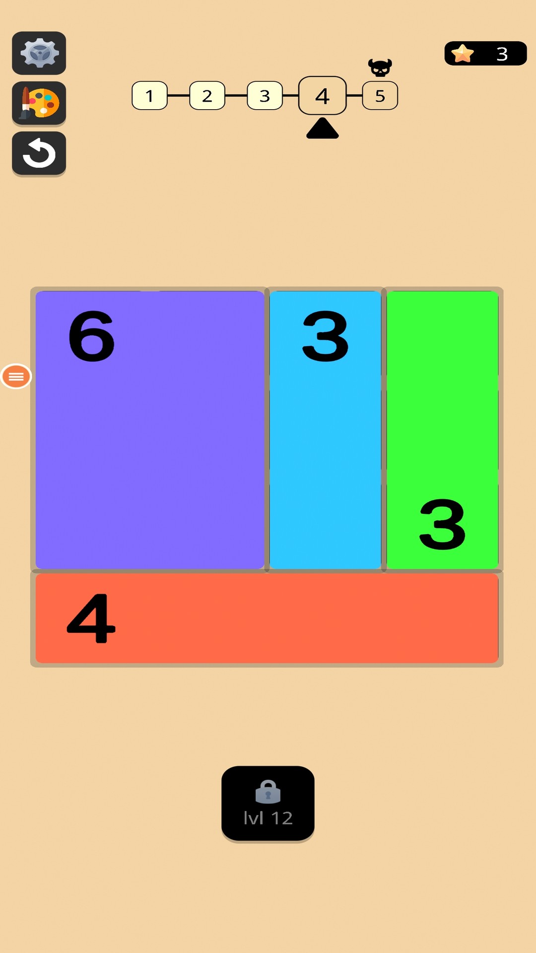 彩色数字3D游戏