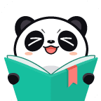 熊猫看书图标