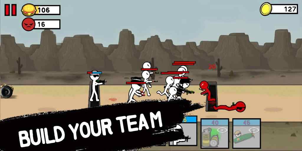 火柴人战役二战（Stickman Army）图1