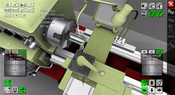 车床模拟器游戏(Lathe Simulator Lite)图3