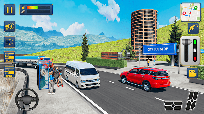 迪拜货车模拟器(Dubai Van Simulator Car Games)图3