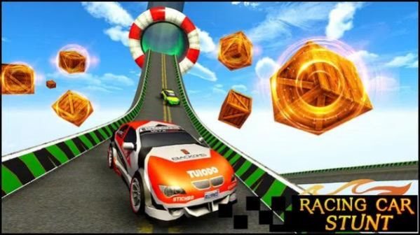 赛车特技高空坡道游戏(Racing Car Stunts : Mega Ramp)图3