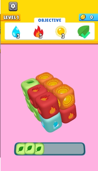 立方体堆叠匹配手游(TapMatchBuster)图2