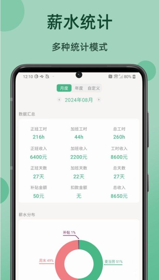极简记工时图3