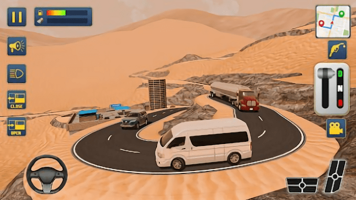 迪拜货车模拟器(Dubai Van Simulator Car Games)图2