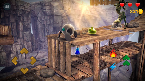 3D Robot Ball Balance Adventure