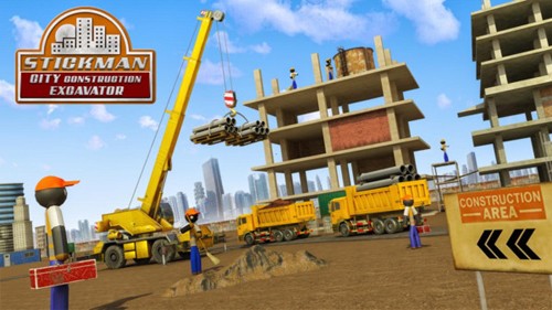 Stickman City Builder Sim游戏