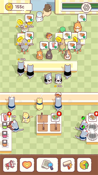猫猫餐厅小店游戏图1