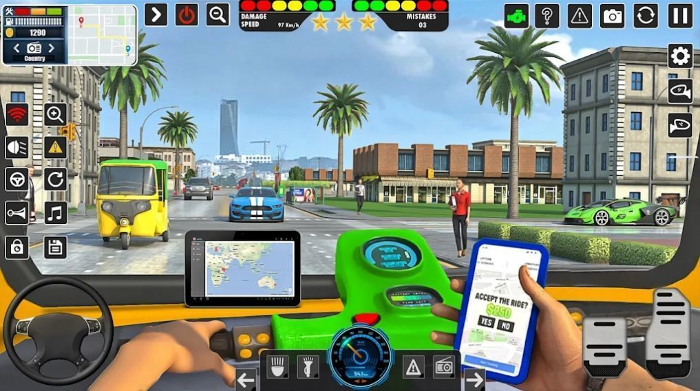 TukTuk Rikshaw游戏图2