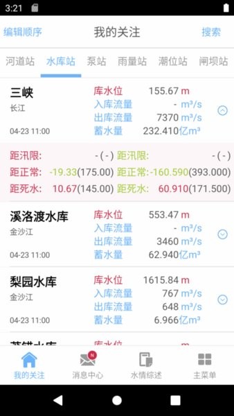 长江水情专业版app图3