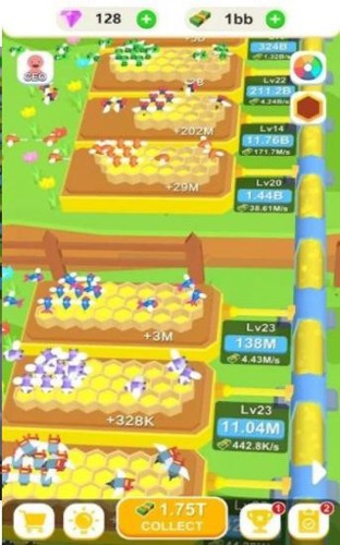 Idle Bee Farm游戏图2