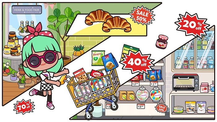 米加迷你商店购物游戏图2