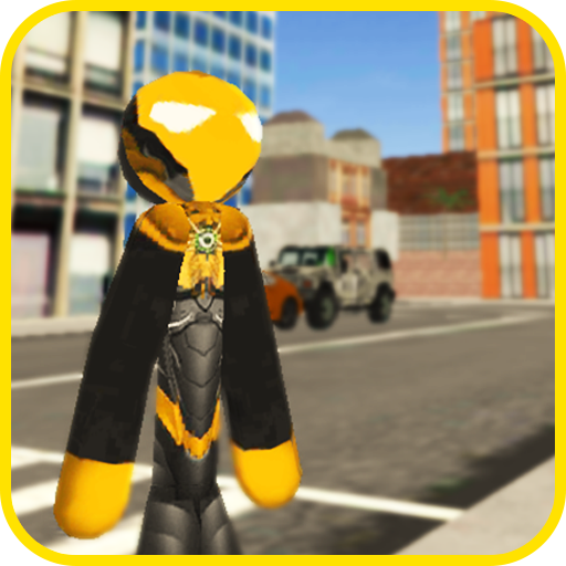 Stickman Rope Hero in Crime City手游图标
