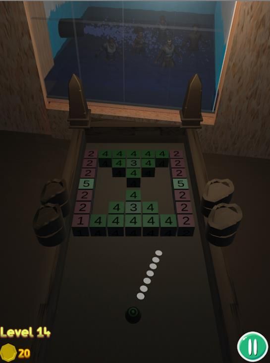 Save Locked Bricks Breaker游戏图1