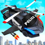 Flying Helicopter Car Robot手游图标