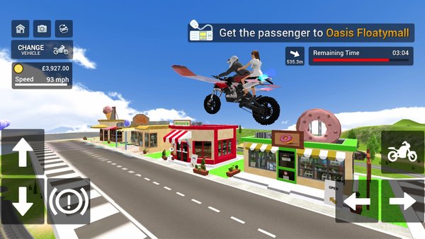 摩托车飞行模拟器(Flying Bike Sim)图1