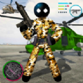 火柴人陆军战争（army stickman rope hero）图标