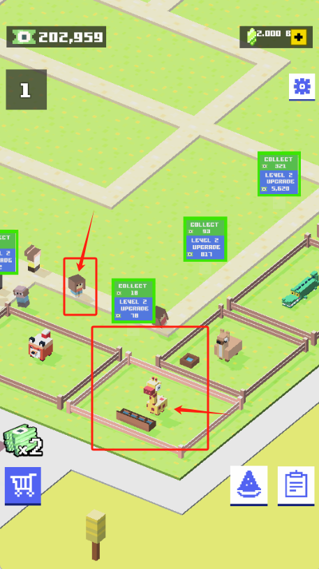 Blocky Zoo Tycoon - Idle Game游戏图1